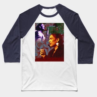 Billie Holiday Portrait Collage Baseball T-Shirt